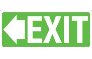 Exit (with left arrow)