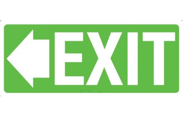 Exit (with left arrow)