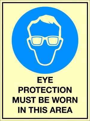 Eye Protection Must be worn in this Area