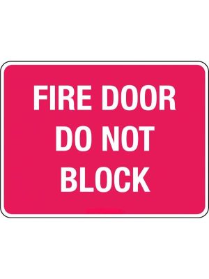 Fire Door Do Not Block