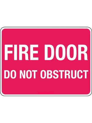 Fire Door Do Not Obstruct