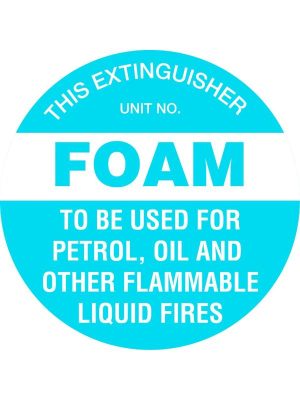 Fire Extinguisher Marker – Foam (Blue)