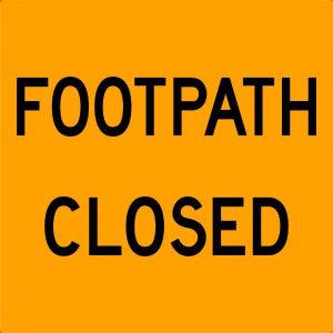 Footpath Closed