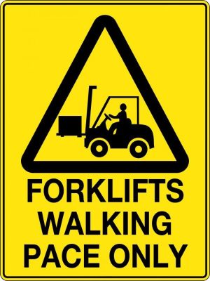 Forklifts Operating in This Area