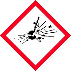 GHS Hazchem Labels â€“ Exploding Bomb Picto