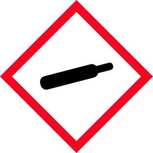 GHS Hazchem Labels â€“ Gas Cylinder Picto