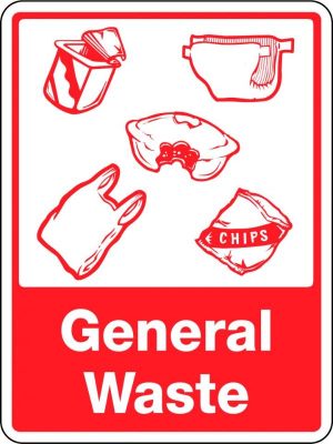 General Waste [With Recycling Picto]