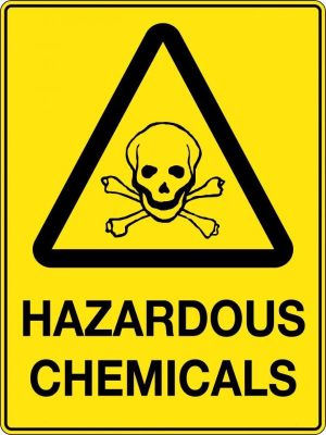 Caution Hazardous Chemicals