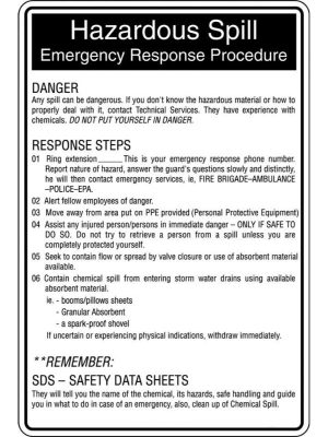Hazardous Spill Emergency Response Procedure