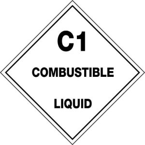 Hazchem Labels â€“ C1 Combustible Liquid