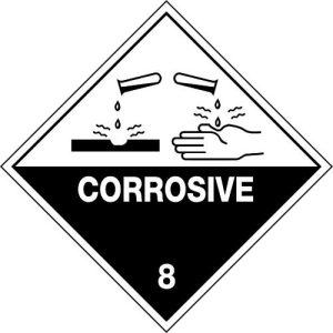 Hazchem Labels â€“ Corrosive 8