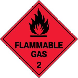 Hazchem Labels â€“ Flammable Gas 2