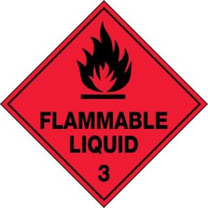 Hazchem Labels â€“ Flammable Liquid 3