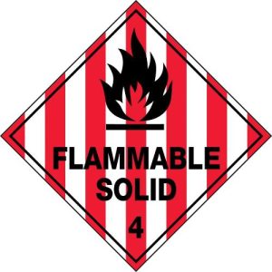 Hazchem Labels â€“ Flammable Solid 4