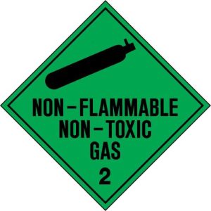 Hazchem Labels â€“ Non Flammable Non Toxic Gas 2
