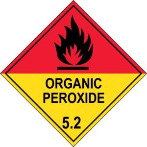 Hazchem Labels â€“ Organic Peroxide 5.2