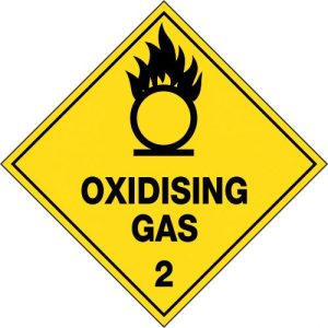 Hazchem Labels â€“ Oxidising Gas 2