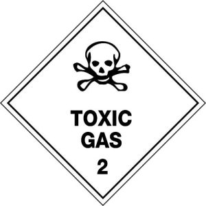 Hazchem Labels â€“ Toxic Gas 2