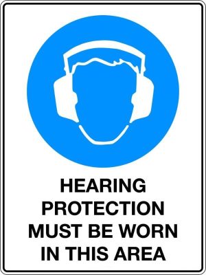 Hearing Protection Must Be Worn In This Area