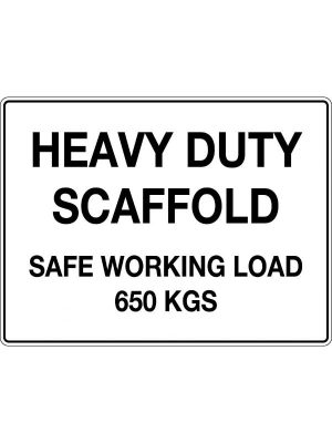 Heavy Duty Scaffold Safe Working Load 650 Kgs