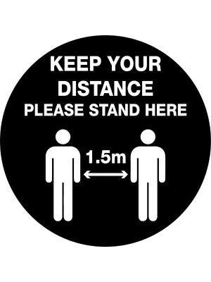 Keep Your Distance (Social Distancing) 1.5mtrs Covid-19