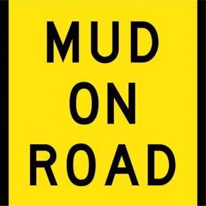 Mud on Road