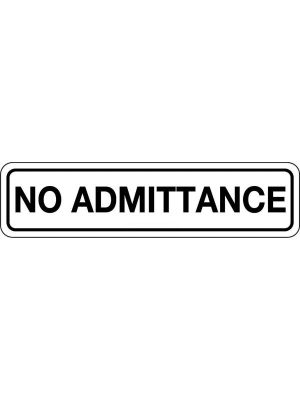 No Admittance