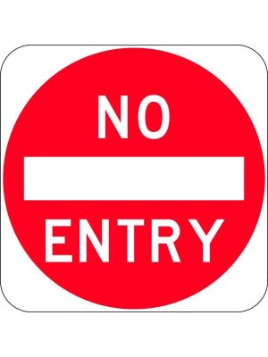 No Entry and symbol
