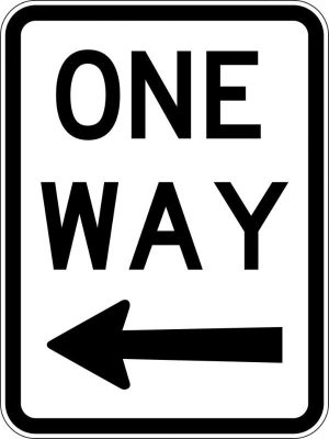 One Way (left or right arrow)