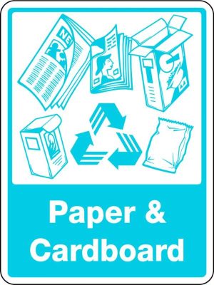 Paper & Cardboard [WIth Recycling Picto]