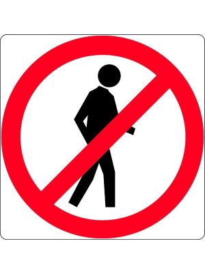 Pedestrians Prohibited