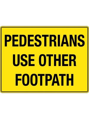 Pedestrians Use Other Footpath