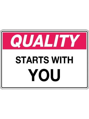 Quality Starts with You
