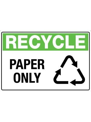 Recycle Paper Only