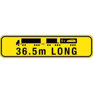 Road Train Sign – 36.5m Long