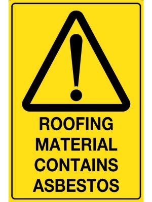 Roofing Material Contains Asbestos