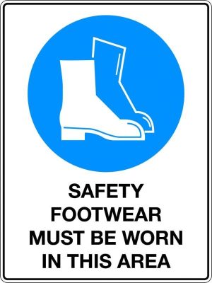 Safety Footwear Must be Worn in This Area