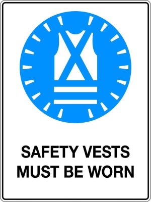 Safety Vests Must Be Worn