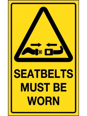 Seatbelts Must be Worn