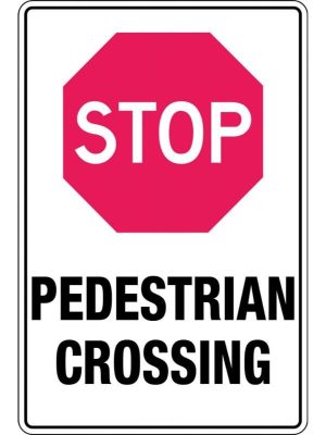 Stop Pedestrian Crossing