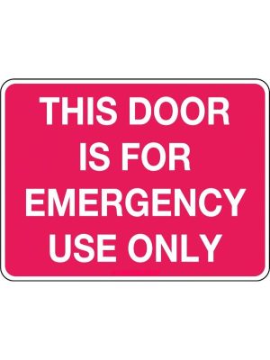This Door Is For Emergency Use Only