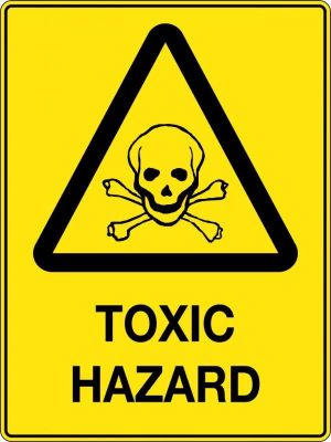 Caution Toxic Hazard