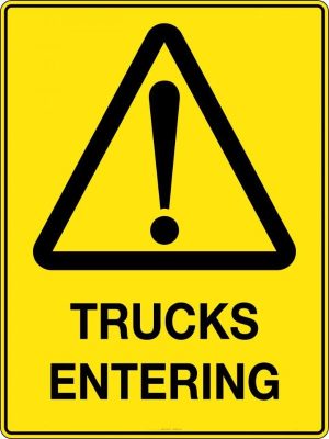 Trucks Entering
