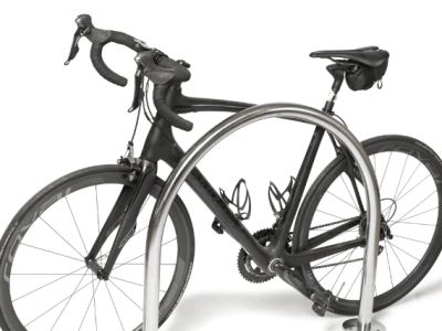 Surface mounted Bike Rack with Bike