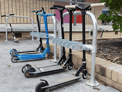 Surface mounted Scooter Rack